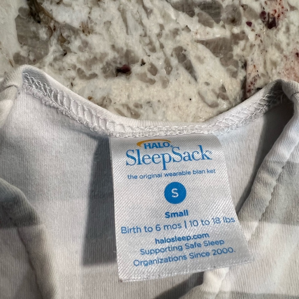 Halo Baby Sleep Sack Striped Elephant Small 0-6 Months 10-18 Lb - Picture 3 of 3